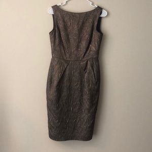 Banana Republic- Slate metallic semi formal dress